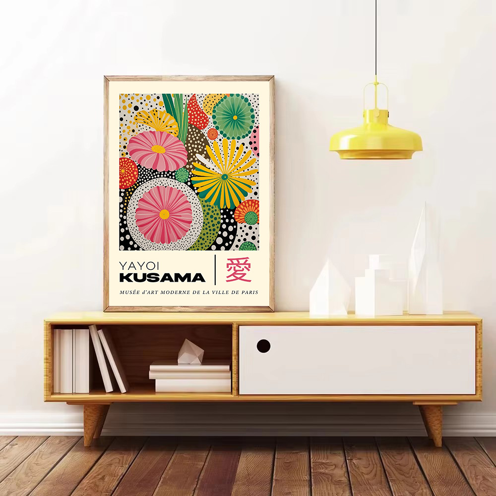 Yayoi Kusama-Póster de exposic - Japanese Lifestyle Japanese reseña y precio