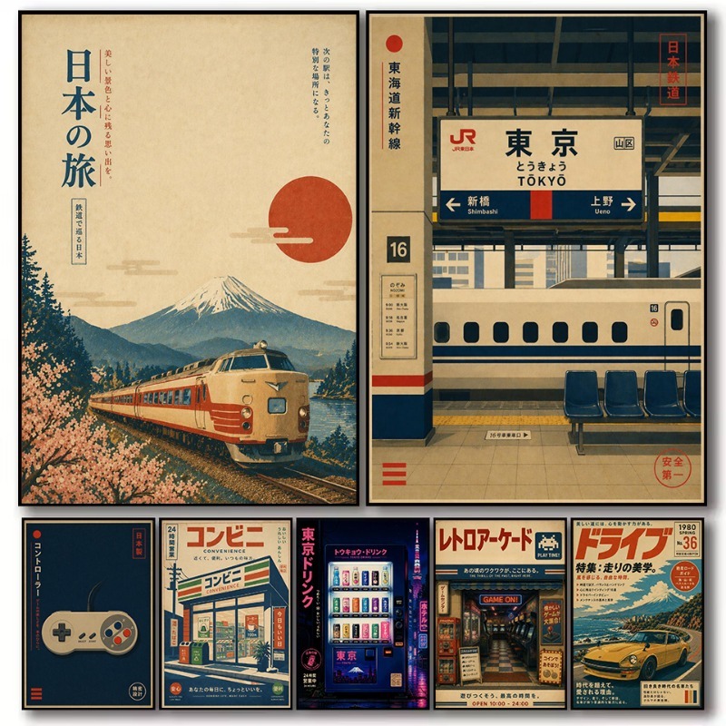 Póster de Lona con Diseño de T - Japanese Car Lifestyle reseña y precio
