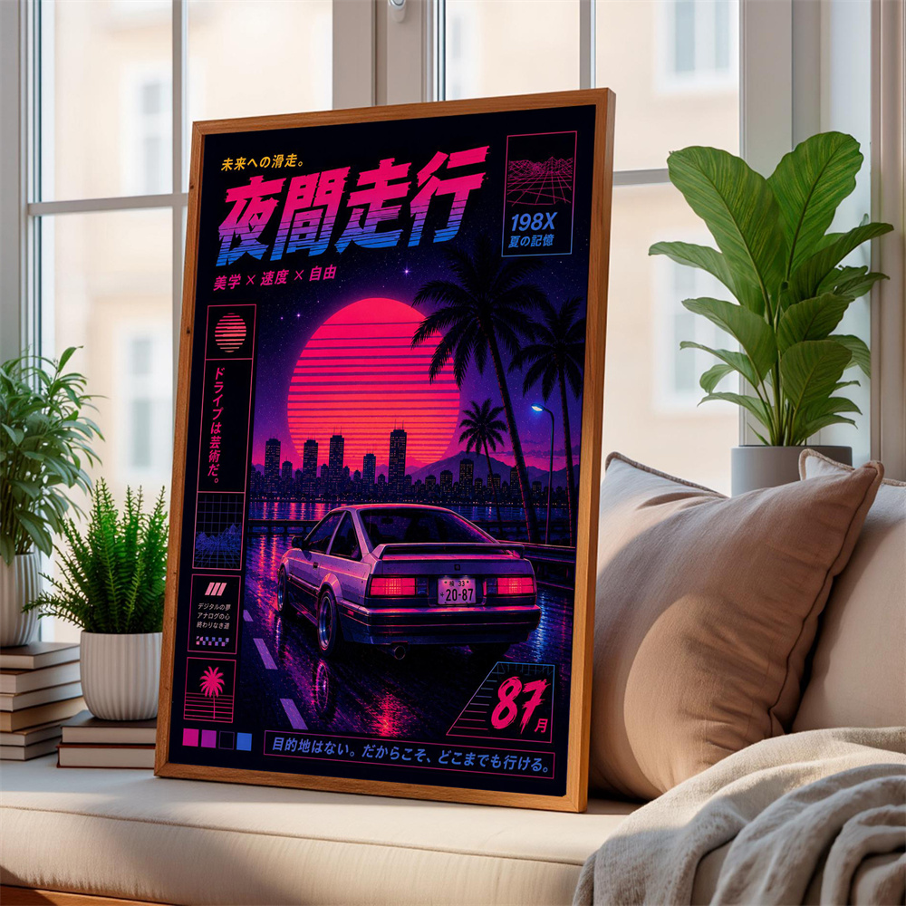 Póster de coche vintage de alt - Japanese Car Lifestyle reseña y precio